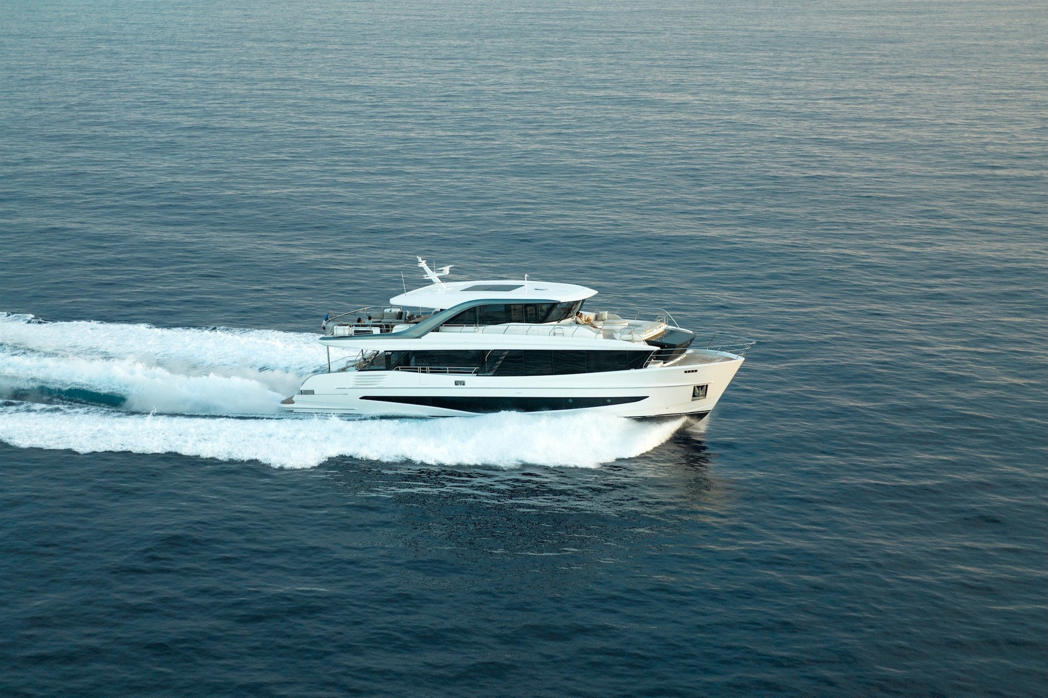 Außenansicht des Princess Yachts X90