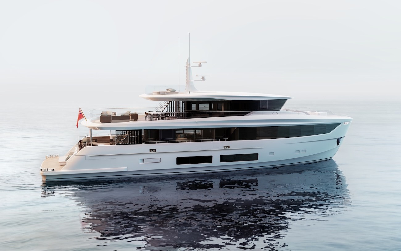 Exterieur afbeelding van de Princess Yachts Odyssey 108